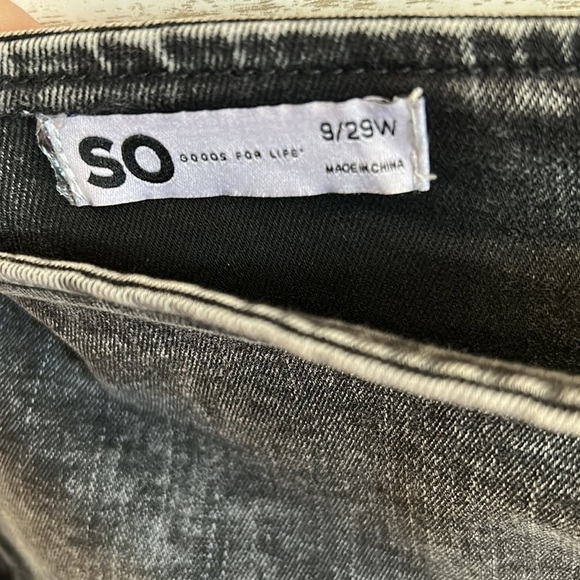 SO Ruffled Denim Mini Skirt | SIZE 9/29 - Picture 7 of 8